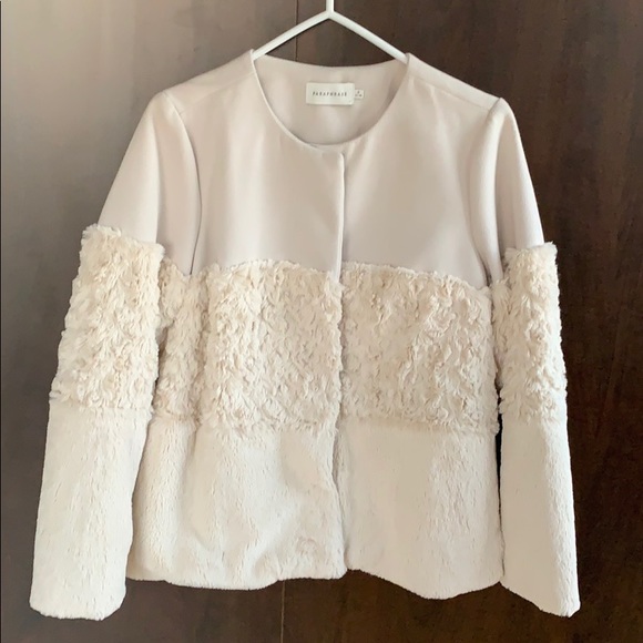 Light pink textured jacket - Picture 4 of 6